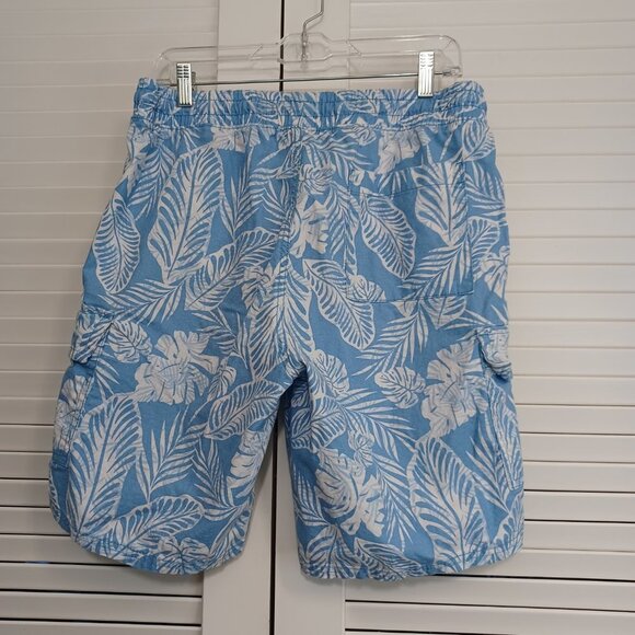 Surf & Swim Co Trunks Tropical Print Pull On Swim Trunks Mens Medium - Picture 7 of 8